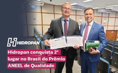 Prêmio ANEEL Reconhece Excelência: Hidropan Entre as Melhores na Satisfação do Consumidor